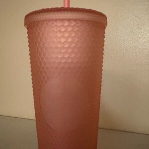Starbucks Pink Textured Tumbler